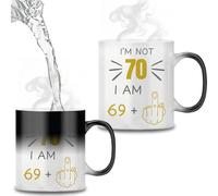 Funny Mug for Men, a Personalized Magical Heat-Sensitive Photo Collage Mug Birthday Gift for Dad Father’s Day Present for Him, Husband, Boyfriend