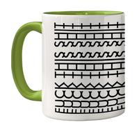 Funny Mug for Men Women - F*ck This Sh*t - Rude Sarcastic Slogan Gifts for Work Colleagues, Crude Fun Novelty Joke Gag Gift Humour Birthday Friends, 11oz Green Ceramic Premium Mugs Cup