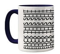 Funny Mug for Men Women - F*ck This Sh*t - Rude Sarcastic Slogan Gifts for Work Colleagues, Crude Fun Novelty Joke Gag Gift Humour Birthday Friends, 11oz Navy Blue Ceramic Premium Mugs Cup