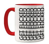 Funny Mug for Men Women - Get F*cked - Rude Sarcastic Slogan Gifts for Work Colleagues, Crude Fun Novelty Joke Gag Gift Humour Birthday Friends, 11oz Red Ceramic Premium Mugs Cup