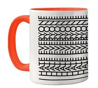 Funny Mug for Men Women - I Hate Everyone - Rude Sarcastic Slogan Gifts for Work Colleagues, Crude Fun Novelty Joke Gag Gift Humour Birthday Friends, 11oz Orange Ceramic Premium Mugs Cup