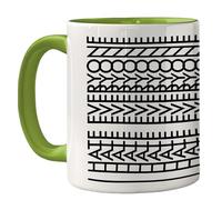 Funny Mug for Men Women - I Hate Everyone - Rude Sarcastic Slogan Gifts for Work Colleagues, Crude Fun Novelty Joke Gag Gift Humour Birthday Friends, 11oz Green Ceramic Premium Mugs Cup