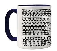 Funny Mug for Men Women - Zero F*CKS Given - Rude Sarcastic Slogan Gifts for Work Colleagues, Crude Fun Novelty Joke Gag Gift Humour Birthday Friends, 11oz Navy Blue Ceramic Premium Mugs Cup