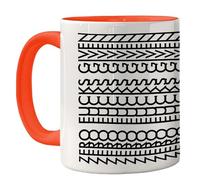 Funny Mug for Men Women - Zero F*CKS Given - Rude Sarcastic Slogan Gifts for Work Colleagues, Crude Fun Novelty Joke Gag Gift Humour Birthday Friends, 11oz Orange Ceramic Premium Mugs Cup