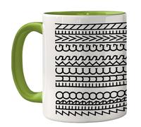 Funny Mug for Men Women - Zero F*CKS Given - Rude Sarcastic Slogan Gifts for Work Colleagues, Crude Fun Novelty Joke Gag Gift Humour Birthday Friends, 11oz Green Ceramic Premium Mugs Cup