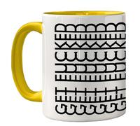 Funny Mug for Men Women - Get F*cked - Rude Sarcastic Slogan Gifts for Work Colleagues, Crude Fun Novelty Joke Gag Gift Humour Birthday Friends, 11oz Yellow Ceramic Premium Mugs Cup