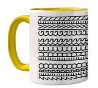 Funny Mug for Men Women - Zero F*CKS Given - Rude Sarcastic Slogan Gifts for Work Colleagues, Crude Fun Novelty Joke Gag Gift Humour Birthday Friends, 11oz Yellow Ceramic Premium Mugs Cup
