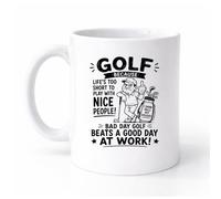 Funny Mug Gift - Golf Rude Adult Humour Golfer Novelty Present - M378