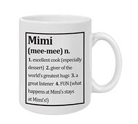 Funny Mug Gift, I Love My Mimi Coffee Mug, World's Greatest Mimi Coffee Mug, Gift for Mothers Day Birthday Christmas, Funny Christmas, Valentine's Day Gifts for Mimi, 11 Ounces White Mug