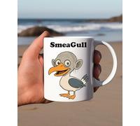 Funny Mug - Gollum Seagull Meme Cup - Smeagull Gift - Nerdy TikTok Mug - Geeky Coffee Cup - Made in Cornwall UK
