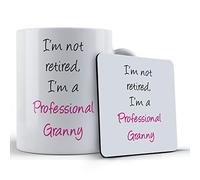 Funny Mug Granny, Retirement I'm Not Retired, I'm A Professional Granny - Gift Mug & Coaster, Ceramic, 11 fl. oz.