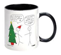 Funny Mug Hurrah for Gin Boxed Tea Coffee Cup Home Comedy Humour, Ceramic, 250ml