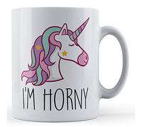 Funny Mug I'm Horny - Funny Rude Boyfriend, Girlfriend Husband Wife Gift Mug, Ceramic, 11fl.oz.