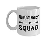 Funny Mug Neurosurgery Squad Coffee Mug Neurosurgery Gifts Neurosurgeon Gifts Neurosurgeon Mug Neurosurgeon Christmas Gifts Neurosurgery Professor Student Printed Quotes Mug For Xmas Birthday 11OZ