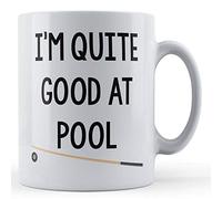 Funny Mug Pool, Sport, I'm Quite Good at Pool - Gift Mug, Ceramic, 11fl.oz.