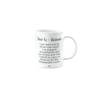 Funny Mug Present for Ex - Husband, Dear Ex - Husband Mug, Birthday Cup, Secret Santa, Presents for Christmas, mm-CA_190_64