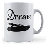 Funny Mug Pun, Handsome, Dreamboat - Gift Mug, Ceramic, 11fl.oz.