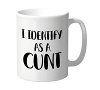 Funny Mug Rude Profanity 18+ Insult Novelty Little Miss C*nty Birthday Office Work Colleague Secret Santa Sarcasm Swearing Tea Coffee for Her for Him Bestie Friend Sibling - I Identify LMC44
