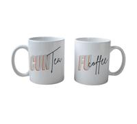 Funny Mug Set for Adults - Rude Tea and Coffee Mugs - Sarcastic Kitchenware for Him Or Her - Dishwasher and Microwave Safe (Pack of 2) Birthday, Secret Santa - CMUG131