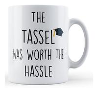 Funny Mug Tassel was Worth The Hassle - University Graduate, Graduation Gift Mug, Ceramic, 11fl.oz.