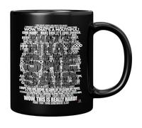 Funny Mug Thats What She Said 11oz Black Coffee Mugs (Black, 11oz)