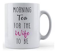 Funny Mug Wedding, Bride, Engaged, Engagement, Morning Tea for The Wife to Be - Gift Mug, Ceramic, 11fl.oz.