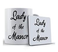 Funny Mug Wife, Mum, Woman, Lady of The Manor - Gift Mug & Coaster, Ceramic, 11 fl. oz.