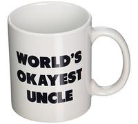 Funny Mug - World's Okayest Uncle - 11 OZ Coffee Mugs - Funny Inspirational and sarcasm - By A Mug To Keep TM