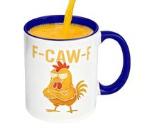 Funny Mugs for Women, Ceramic Chicken 350ml with Comfort Grip, Fun Coffee Mugs Drinking Cups, for Hot Cold Tea Milk Water Juice Beverage Men Birthday Christmas Home Office School Dorm