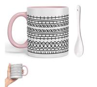 Funny Mugs, Hidden Message Mug 350ml Funny Mug, Comes with One Spoon