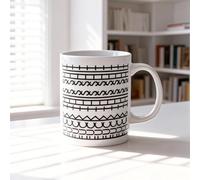 Funny Mugs with Hidden Message Mug, Rude Mugs for Adults, Humorous Novelty Ceramic Cup for Coffee & Tea Lovers, Office Workers, Friends, Unique Gift Idea, 350ml (White)