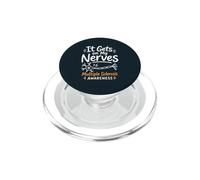 Funny Multiple Sclerosis Warrior MS Awareness PopSockets PopGrip for MagSafe
