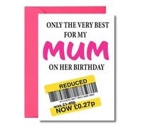 Funny Mum Birthday Card For Her From Daughter Or Son JBS11