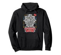 Funny Mum Life Super Mum Mothers Day Parenting Humour Pullover Hoodie