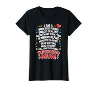 Funny Mum Life Super Mum Mothers Day Parenting Humour T-Shirt