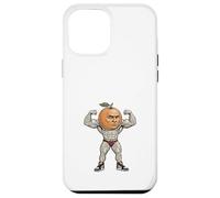 Funny Muscular Orange Bodybuilder Gym Humor Case for iPhone 12 Pro Max