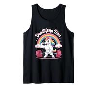 Funny Muscular Unicorn Gym Design for Those Who Lift Tank Top