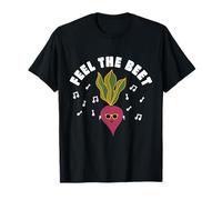 Funny Music Beet pods Pun. Feel The Beet. Gardener Gift. T-Shirt