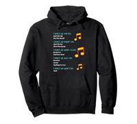 Funny Music Lyrics - Things We Did - Things We Didn't FRONT Pullover Hoodie