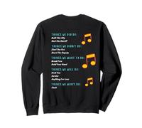 Funny Music Lyrics - Things We Did - Things We Didn't REAR Sweatshirt