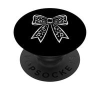 Funny Music Notes Bow Vintage Distressed Chalk Style PopSockets Adhesive PopGrip