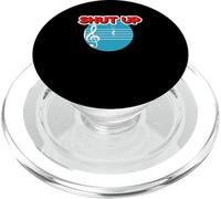 Funny Music Shut Up Quarter Rest PopSockets PopGrip for MagSafe