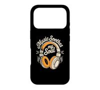 Funny Music Soothes My Soul Cute Musician Band Lover Quotes Case for iPhone 17 Pro