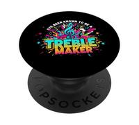 Funny Music Teacher Choir Band Director Treble Maker PopSockets Adhesive PopGrip