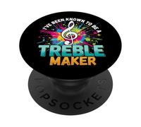 Funny Music Teacher Choir Band Director Treble Maker PopSockets Adhesive PopGrip