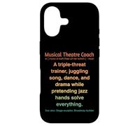 Funny Musical Theatre Coach Case for iPhone 17