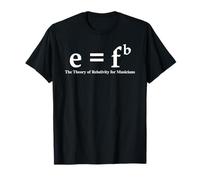 Funny Musician E=Fb Theory Of Relativity Joke Music Theory T-Shirt