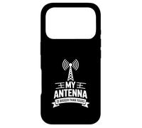 Funny My Antenna Is Bigger Than Yours Radio Saying Case for iPhone 17 Pro