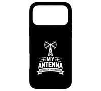Funny My Antenna Is Bigger Than Yours Radio Saying Case for iPhone 17 Pro Max