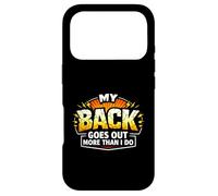 Funny My Back Goes Out More Than I Do Joke Case for iPhone 17 Pro
